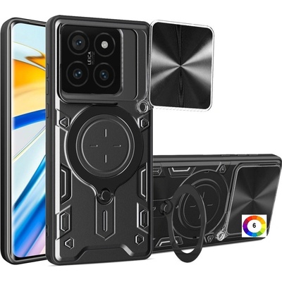 Xiaomi 14T Pro 5G Удароустойчив CD Texture /Ring Holder Калъф и Протектор