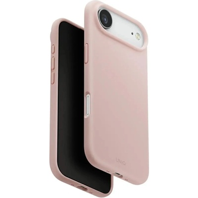 Uniq Калъф за зареждане Uniq Lino iPhone Air Magclick - розов (8886463694909)