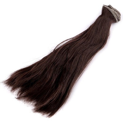 Prima-obchod Paruka / vlasy pro panenky 20 cm, barva 11 hnědá střední
