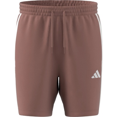 adidas Мъжки поларени къси панталони Adidas Essentials 3 Stripe Fleece Shorts Mens - Warm Clay