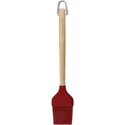 KitchenAid Dřevěná mašlovačka se silikonovou hlavou, empire red