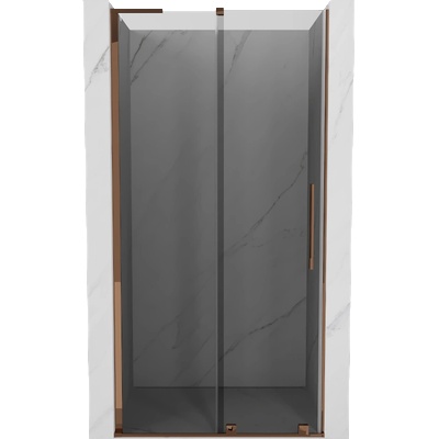 Mexen Velar L плъзгащи се душ врати 90 см, графит, розово злато - 871-090-003-41-60 (871-090-003-41-60)