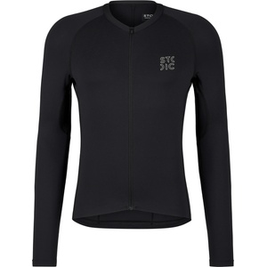 Stoic Мъжка фланелка с дълъг ръкав за колоездене Stoic DalslandSt. Gravel Jersey L/S Cycling jersey - Black - размер XL (056-4251-0114)