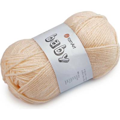 Pletací příze Baby 50 g Varianta: 2 (854) béžová světlá, Balení: 1 ks 61632/160041/286239