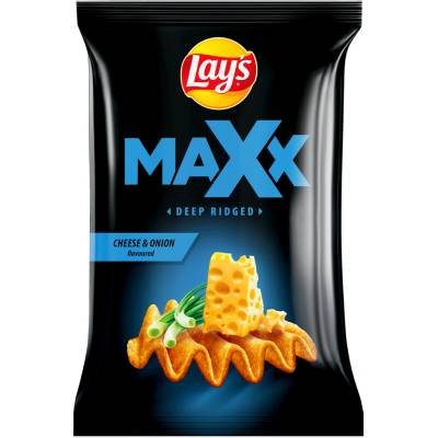 Karton Lay's Max Sýr cibule 24 x 120 g