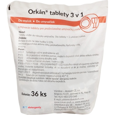 Atotech Orkán mycí tablety 3v1 pro domácí myčky 36 ks – Hledejceny.cz