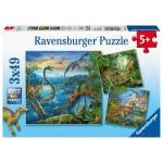 Ravensburger Puzzle 3x49 Fascination with Dinosaurs
