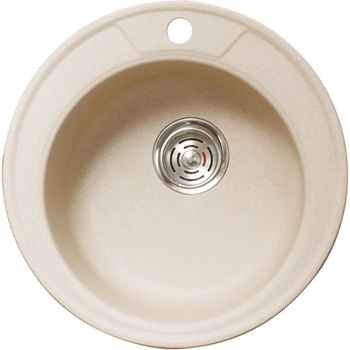 Image 1 of Inter Ceramic Кухненска мивка icgs 8301 sand, гранит, едно корито, със сифон, 49х20см (8301)