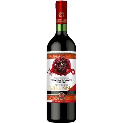 Shahnazaryan Granátové víno polosladké 12,5% 0,75 l (čistá fľaša)