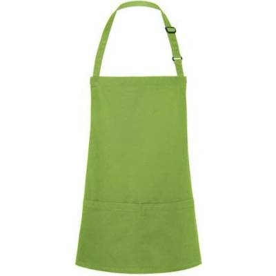 Karlowsky Krátká gastro zástěra KY123 Lime 75x60cm