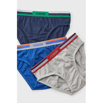 Enrico Coveri 3PACK слипове за момчета Royal Blu (3pES4172_sli)