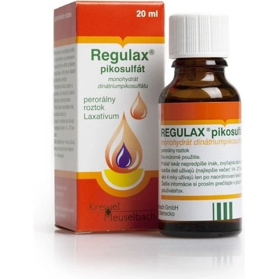 Regulax pikosulfát sol.por.1 x 20 ml