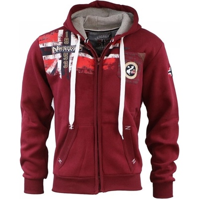 GEOGRAPHICAL Norway mikina FESPOTE MEN 100 bordo
