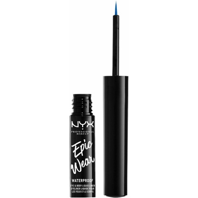 NYX Professional Makeup Epic Wear Liquid Liner tekuté linky na oči s matným finišom 05 Sapphire 3,5 ml