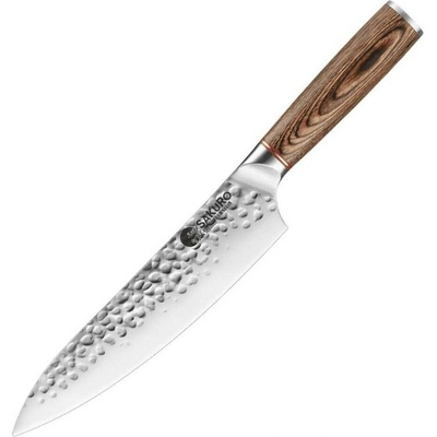 SaKuRo Japonský šéfkuchařský nůž z nerezové oceli Pakka-B 20,3 cm