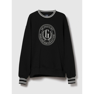 Oversize mikina z materiálu VintageSoft čierna