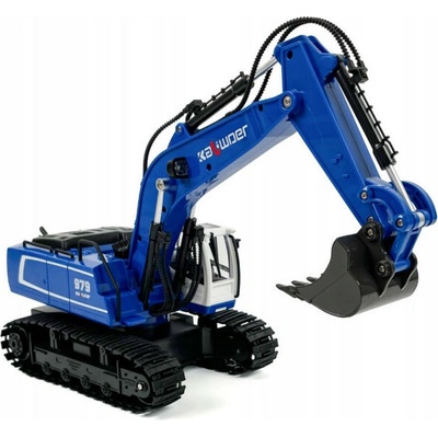 RC pásový bagr 979 modrý 1:18