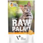 VetExpert Raw Paleo Cat Kitten Turkey - пауч за подрастващи котки, без зърно, с пуешко месо, 100 гр, Vet Expert - Полша