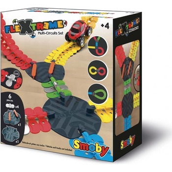 Smoby FleXtreme set križovatka a výhybka