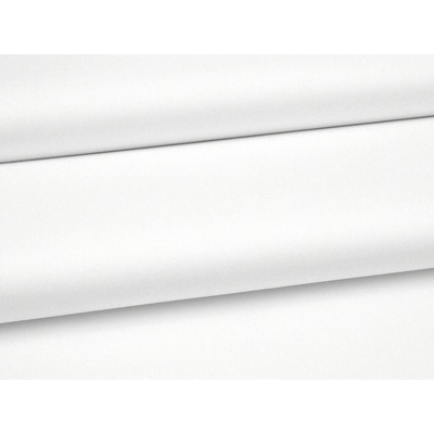 Mirtex Látka kepr ELIX 160/100 Bílá White šíře 147cm Zbytková metráž