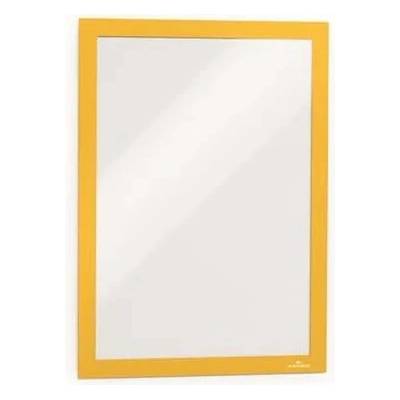 DURABLE Informačný panel, so samolepiacou zadnou stranou, A4, DURABLE "DURAFRAME", žltá