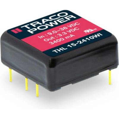 TracoPower THL 15-2412WI DC / DC menič napätia, DPS 1.25 A 15 W Počet výstupov: 1 x