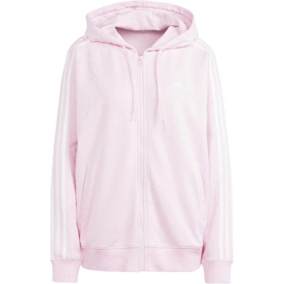 adidas Essentials 3-Stripes French Terry Oversized Full-Zip Hoodie W IR6132