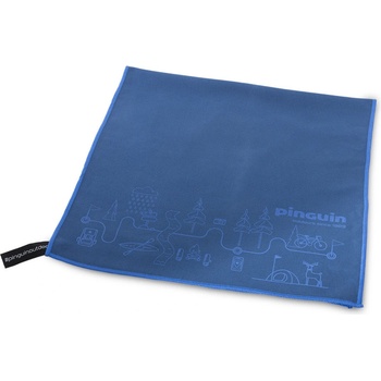 Pinguin Micro Towel Map L Цвят: син