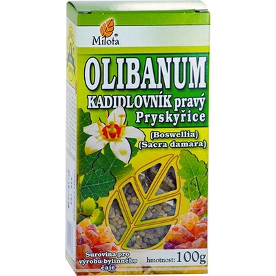 Milota Olibanum Kadidlovník pravý pryskyřice 100 g