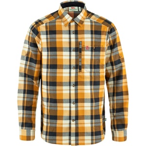 Fjällräven Мъжка риза с копчета Fjällräven Fjällglim Shirt - Buckwheat Brown / Dark Navy (033-0291-1512)