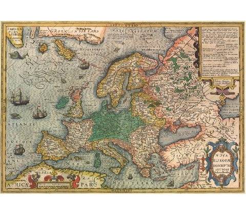 EDUCA Mapa Evropy 1000 dílků