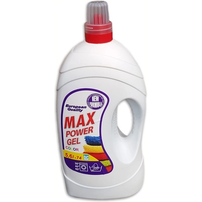 Max Power Gel tekutý prací prostriedok Univerzálny 5,6 l