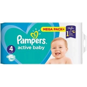 Pampers Active Baby 4 132 ks