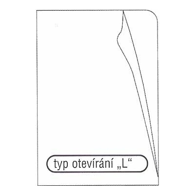 Zakládací obal ,,L" PP A4 170µm lesklý transparentní 25ks
