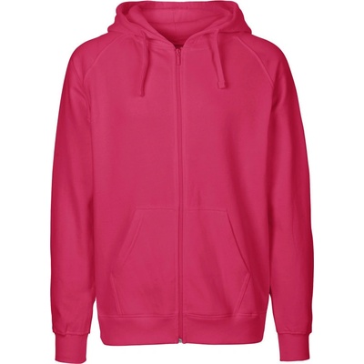 Neutral mikina s kapucí O 63301 na zip pánská COT77633104801 pink