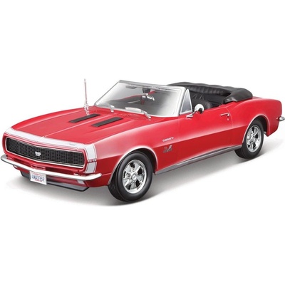 Maisto Chevrolet Camaro SS 396 Convertible 1967 červená 1:18