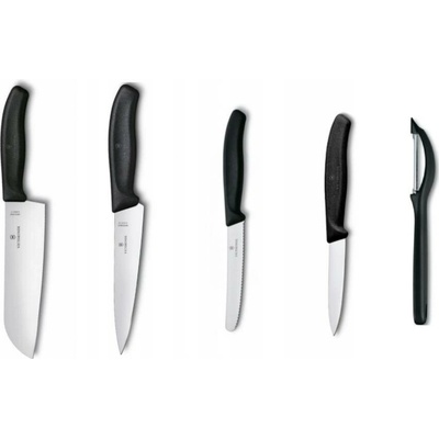 Victorinox sada 4 nožů + škrabka univerzální sada