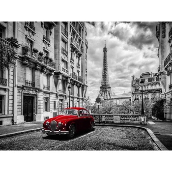 Ceduľa Paríž - Red Car