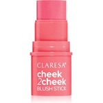 Claresa Cheek 2 Cheek кремообразен руж в стик цвят 02 Neon Coral 6 гр