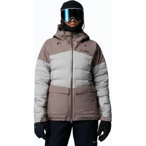 Columbia Дамско скиорско яке Columbia Glacier Ridge Down iron/flint grey