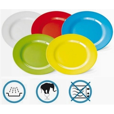 PGX 9360 202 Talíř mělký 20 cm a 23 cm melamin 20 cm modrý
