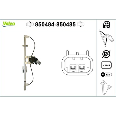 Zvedací zařízení oken VALEO 850484