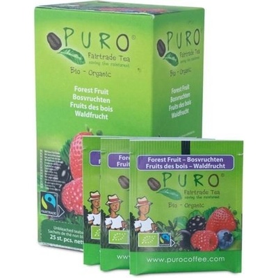 Puro Černý čaj lesní směs Fair trade 25 x 1,5 g