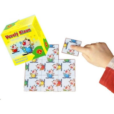 Hlavolam Puzzle Veselý klaun 9 kartiček