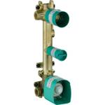 Hansgrohe Вградено тяло за термостатен модул за 2 консуматора Hansgrohe AXOR Citterio E 380/120 (36701180)