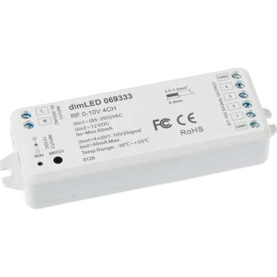 T-LED Ovladač dimLED RF 0-10V 4CH