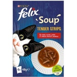 FELIX Soup Tender Strips beef/chicken/lamb 6x48 g