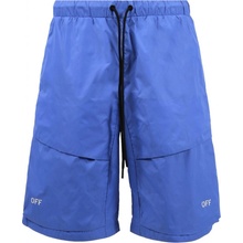 OFF-WHITE Stamp blue kraťasy modrá