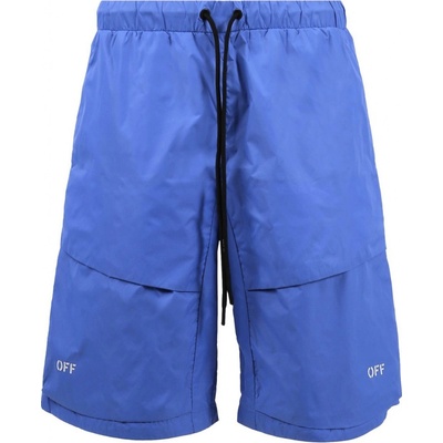 OFF-WHITE Stamp blue kraťasy modrá