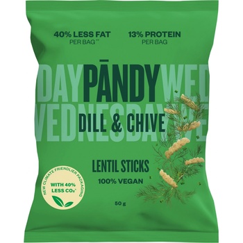 Pandy Lentil Chips kopr/pažitka 50 g